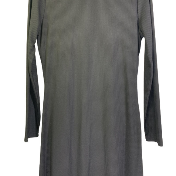 FOURTEENTH PLACE Black Ribbed Twist-Back Maxi Dress - NWOT - Picture 4 of 10